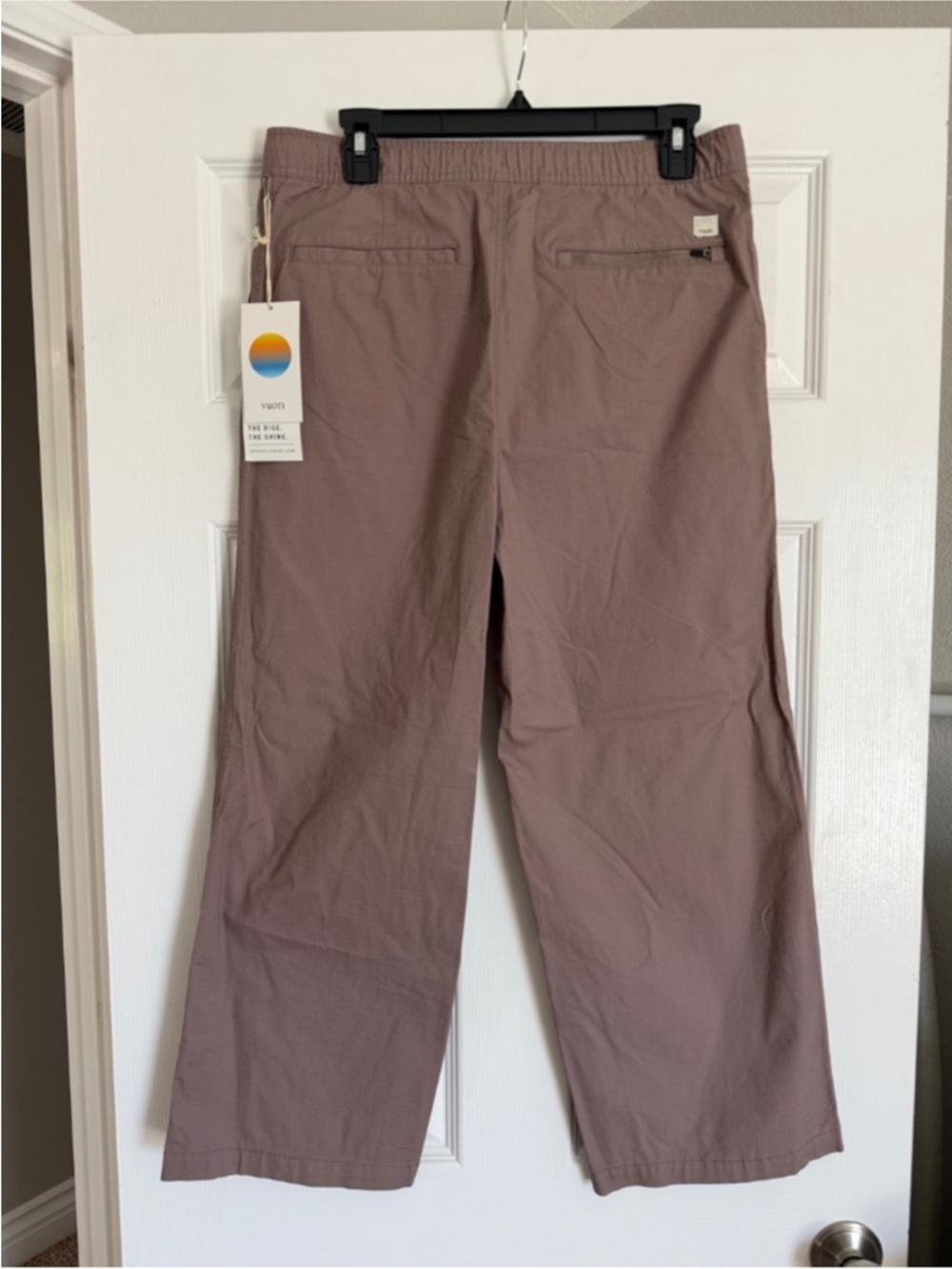 Vuori Ripstop Wide Leg Pants in Hazel Size L - Picture 2 of 3